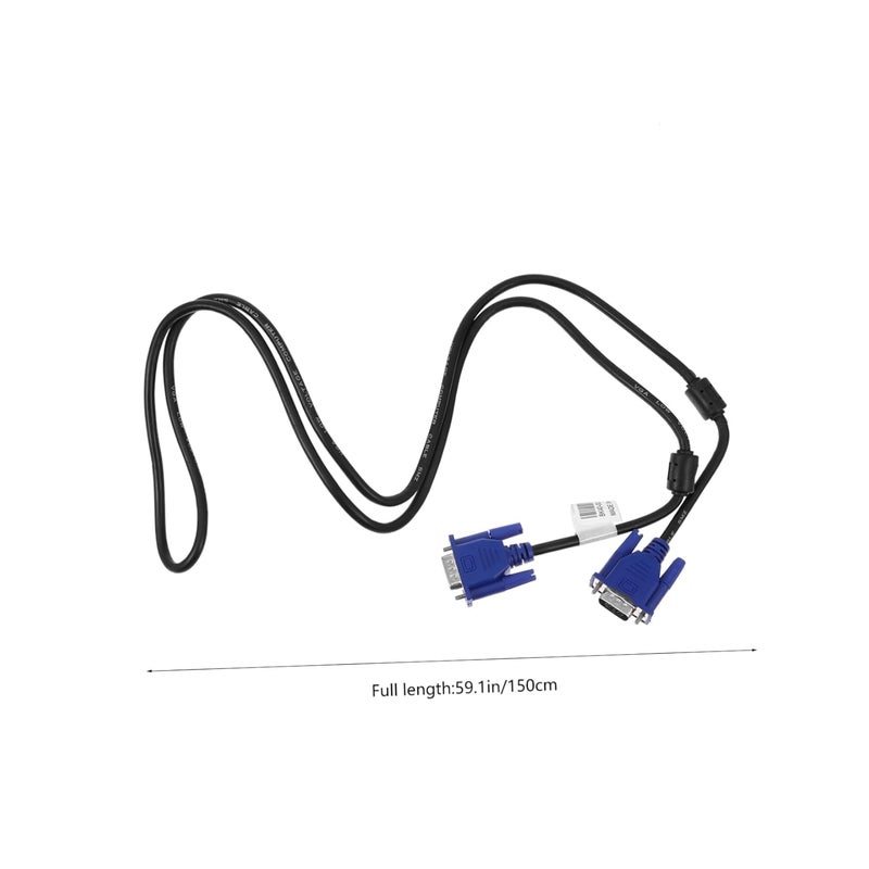 قطعتان من كابل VGA إلى VGA بطول 6 أقدام للابتوب، الشاشة، جهاز العرض - Image 2